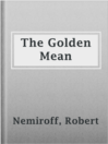 Imagen de portada para The Golden Mean